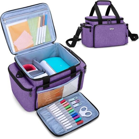 Carrying Case Compatible with Cricut Joy and Easy Press Mini, Tote Bag - Picture 1 of 6